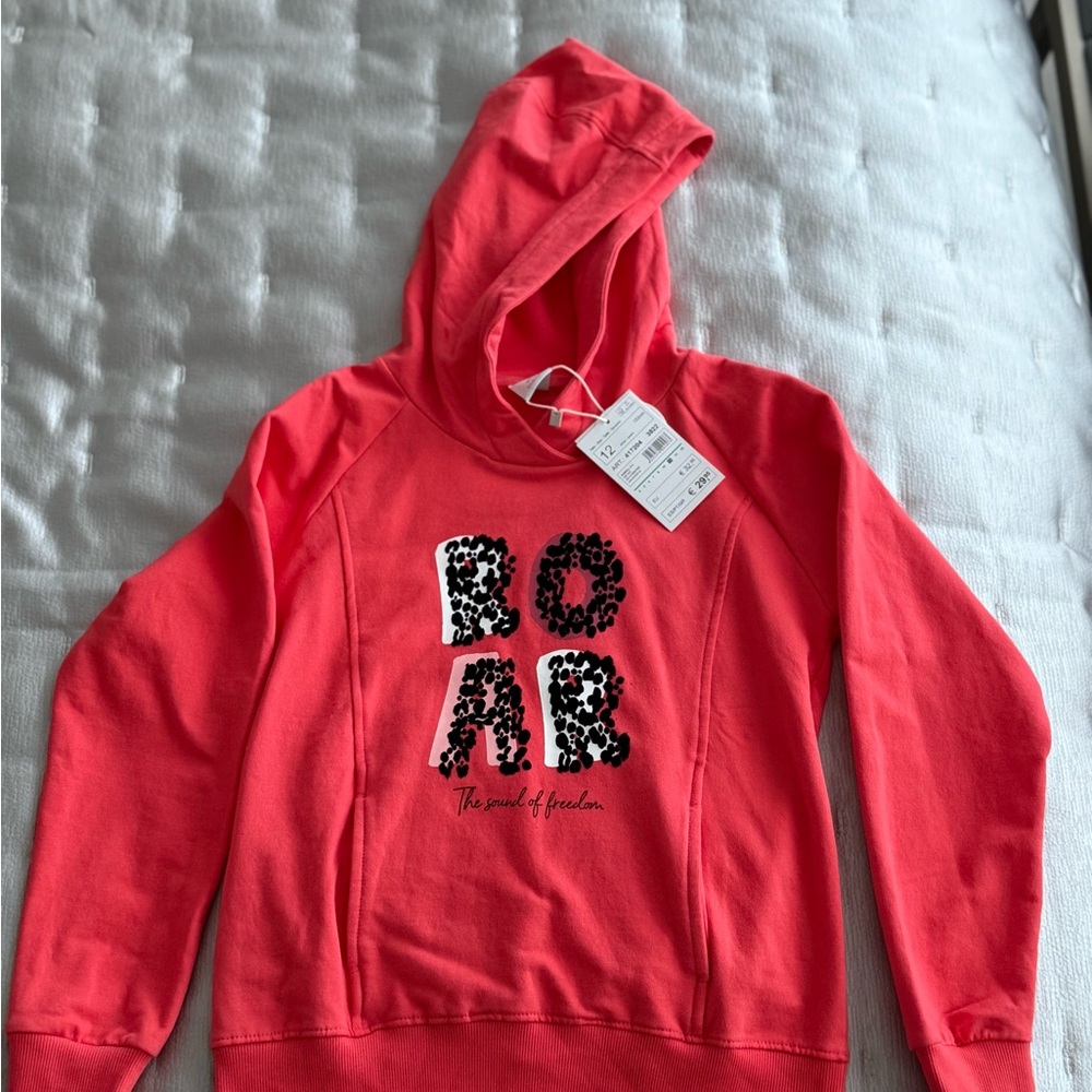 Kids Red 'Roar' Hoodie